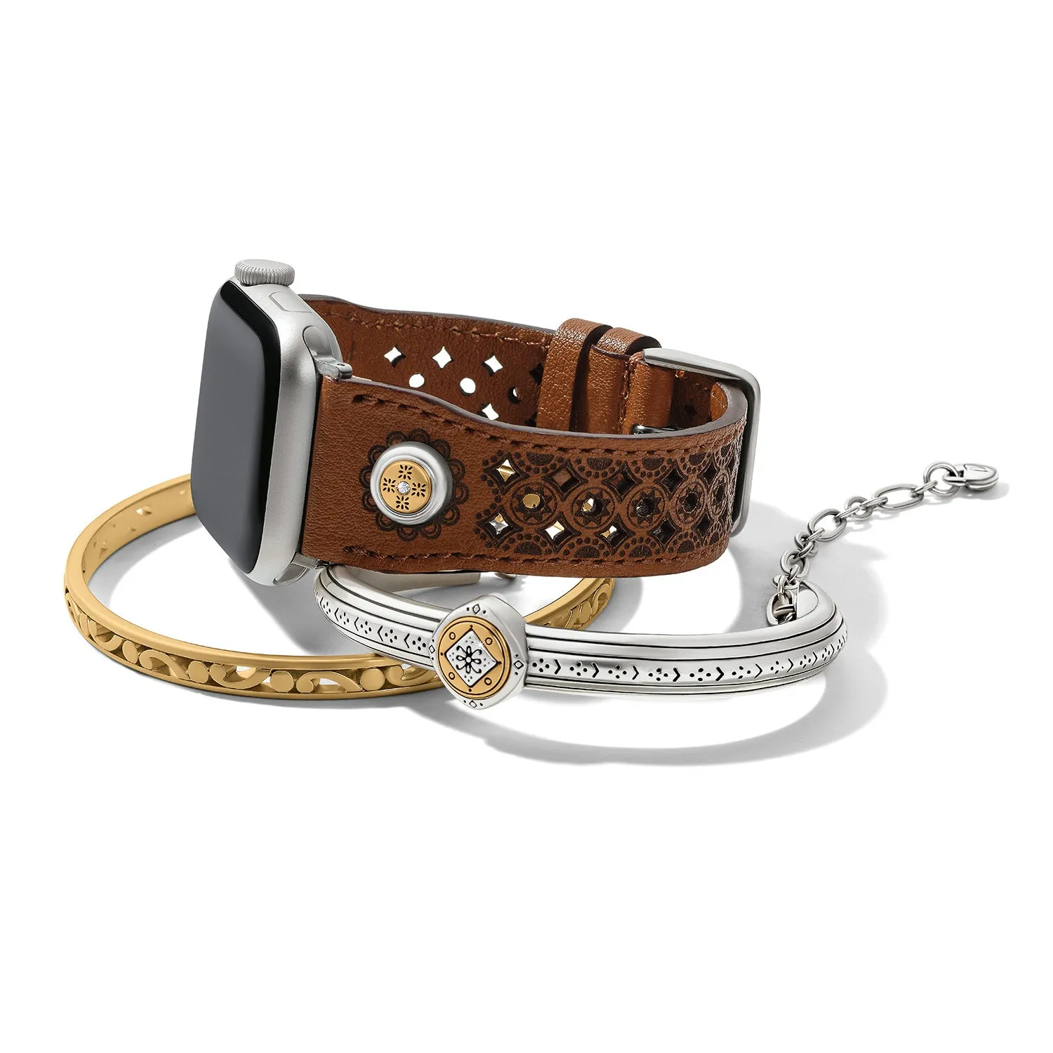 Brighton Mosaic Leather Watch Band Style  W20493