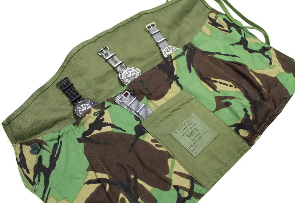 BRITISH ARMY CAMMO WATCH ROLL REPURPOSED