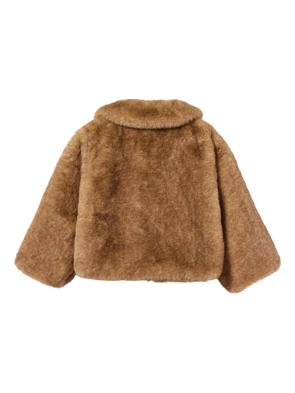 BROWN FAUX FUR JACKET