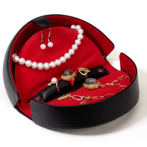 BUBEN & ZÖRWEG Venice Deluxe Jewelry Travel Case in Noir