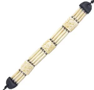 Buffalo Bone Leather Choker