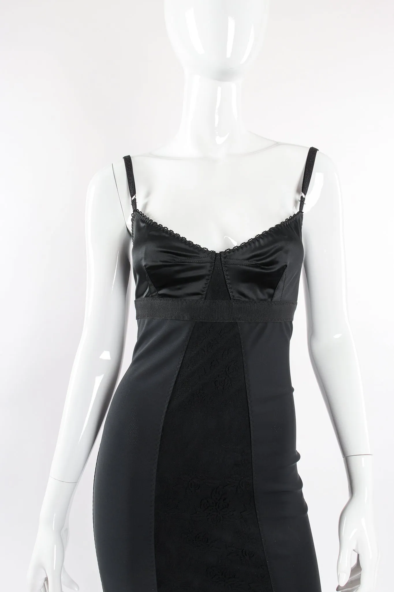Bustier Midi Slip Dress