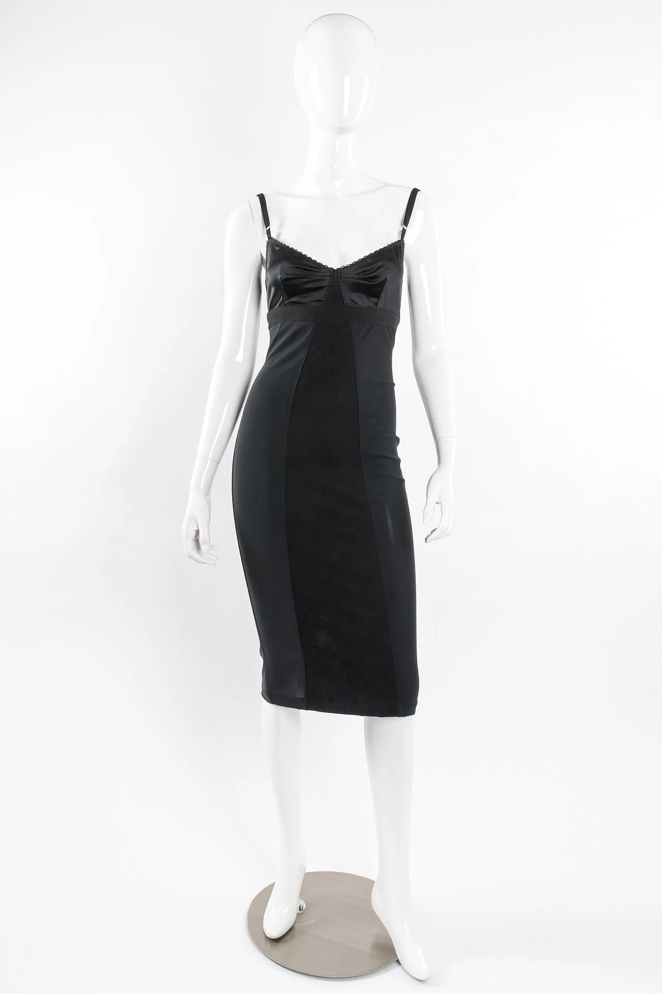 Bustier Midi Slip Dress
