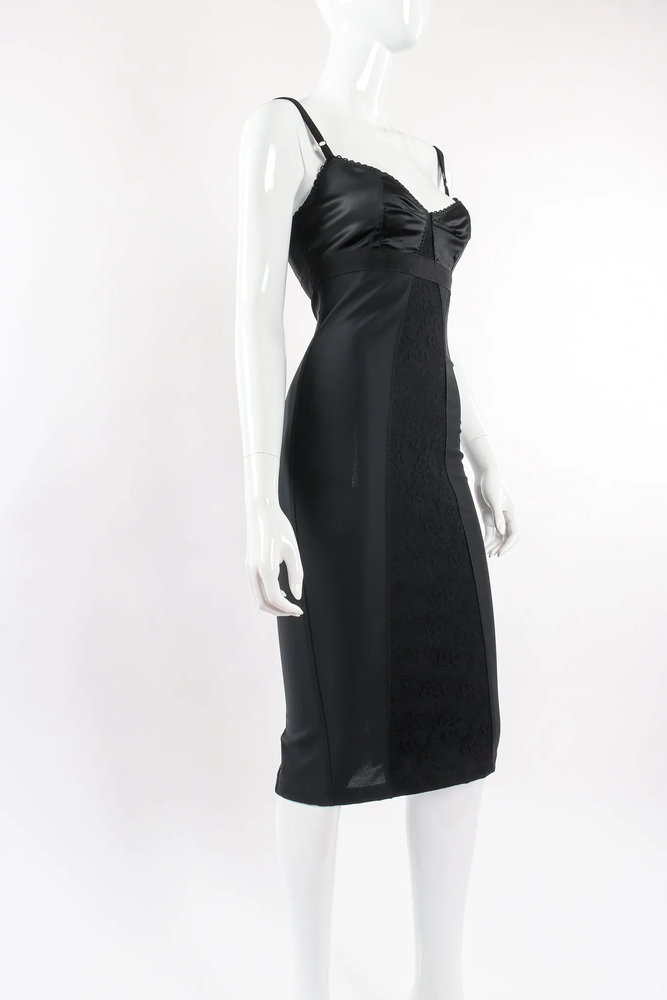 Bustier Midi Slip Dress