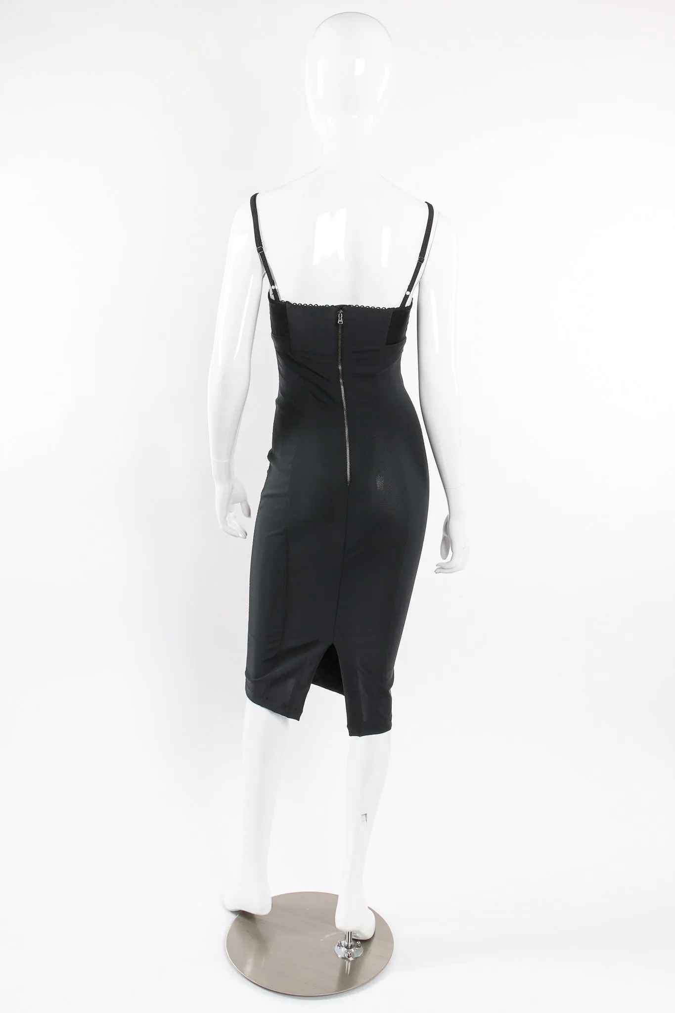 Bustier Midi Slip Dress