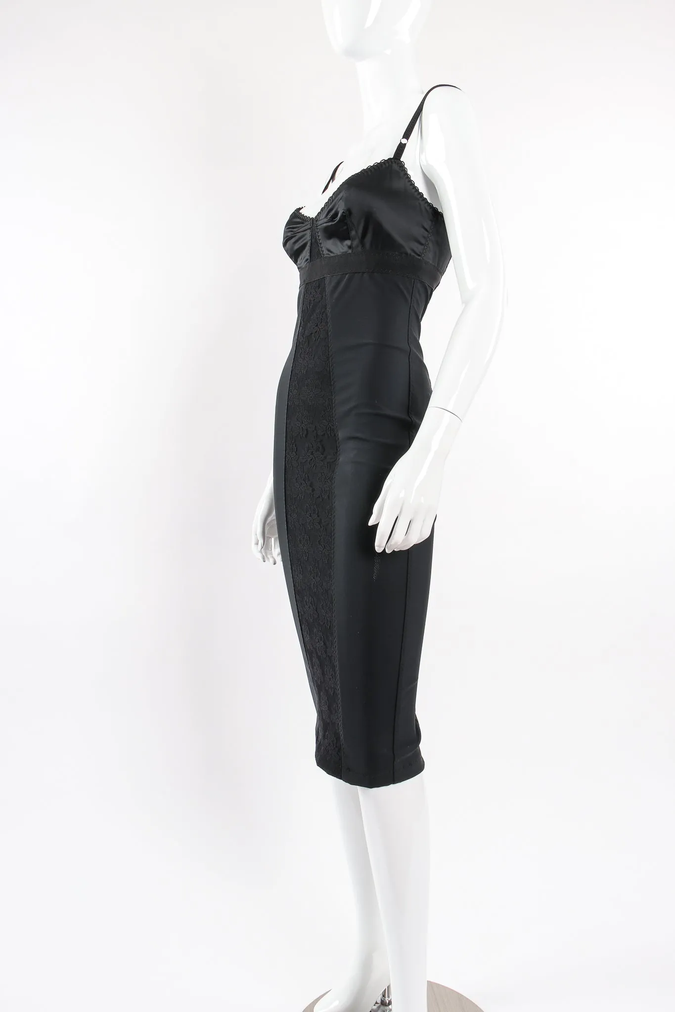 Bustier Midi Slip Dress