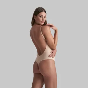 Bye Bra Low Back Bodysuit Thong | Beige