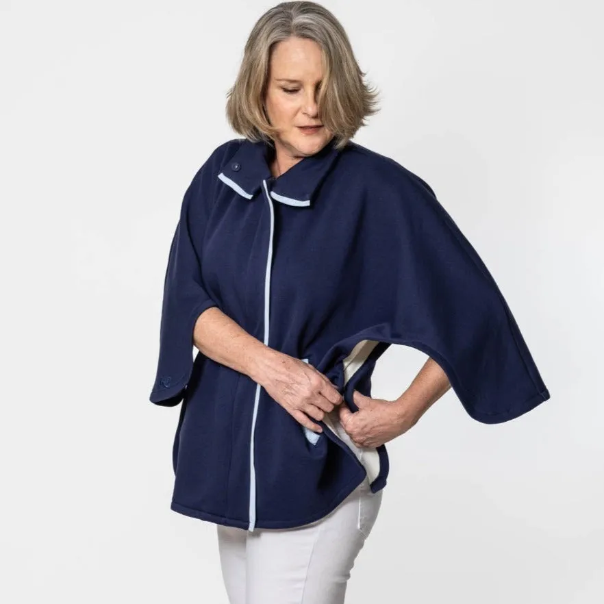 Cape in Navy