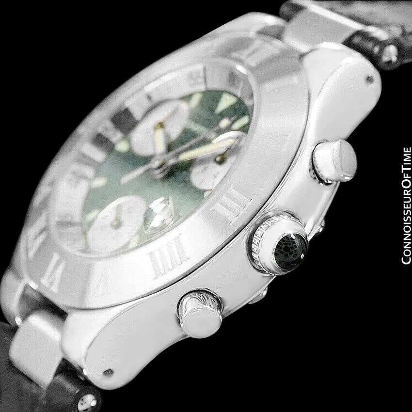 Cartier 21C Mens Chronoscaph Chronograph, Ref. 2424 - Stainless Steel