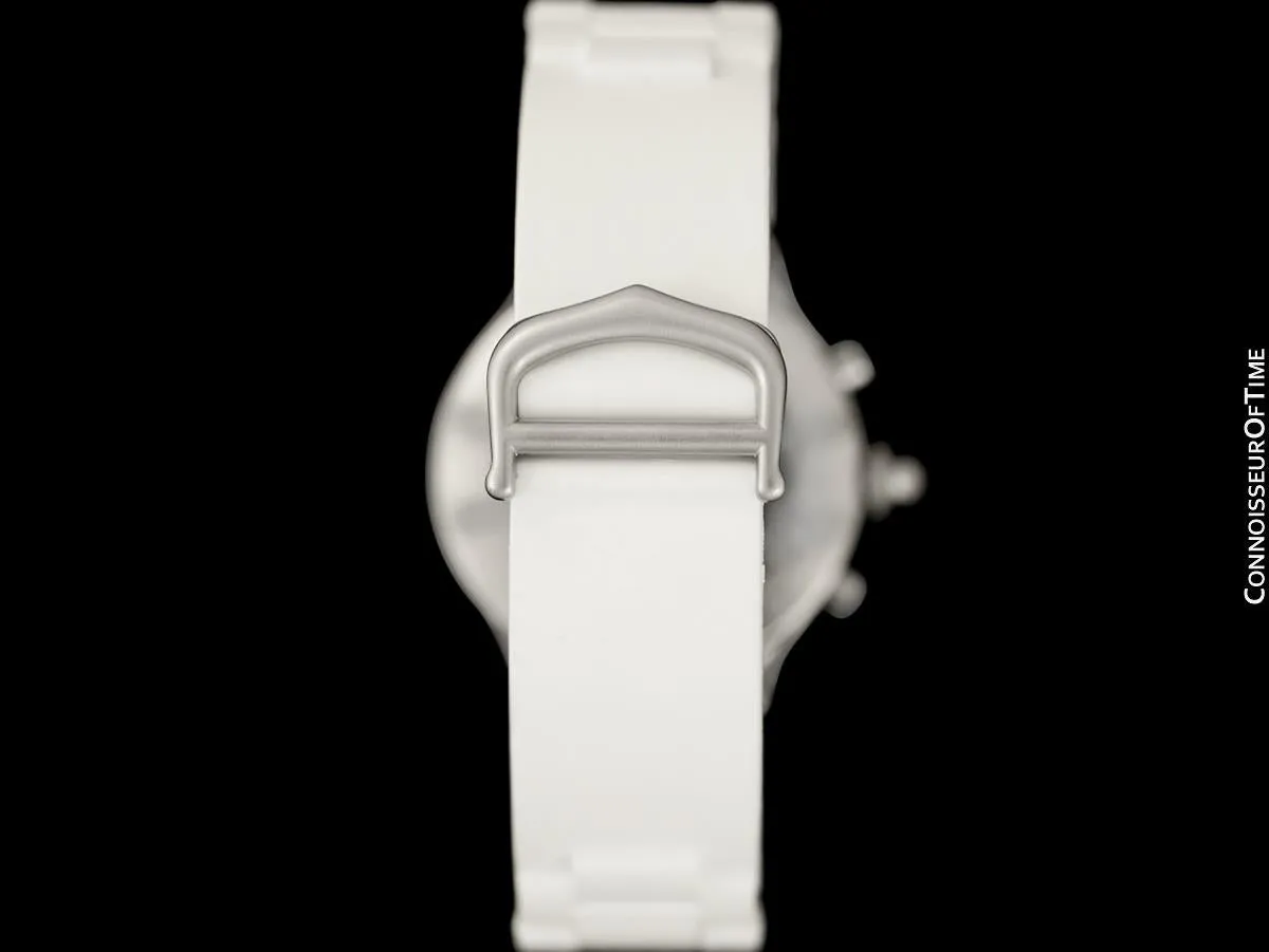 Cartier 21C Mens Chronoscaph Chronograph, Ref. 2424 - Stainless Steel