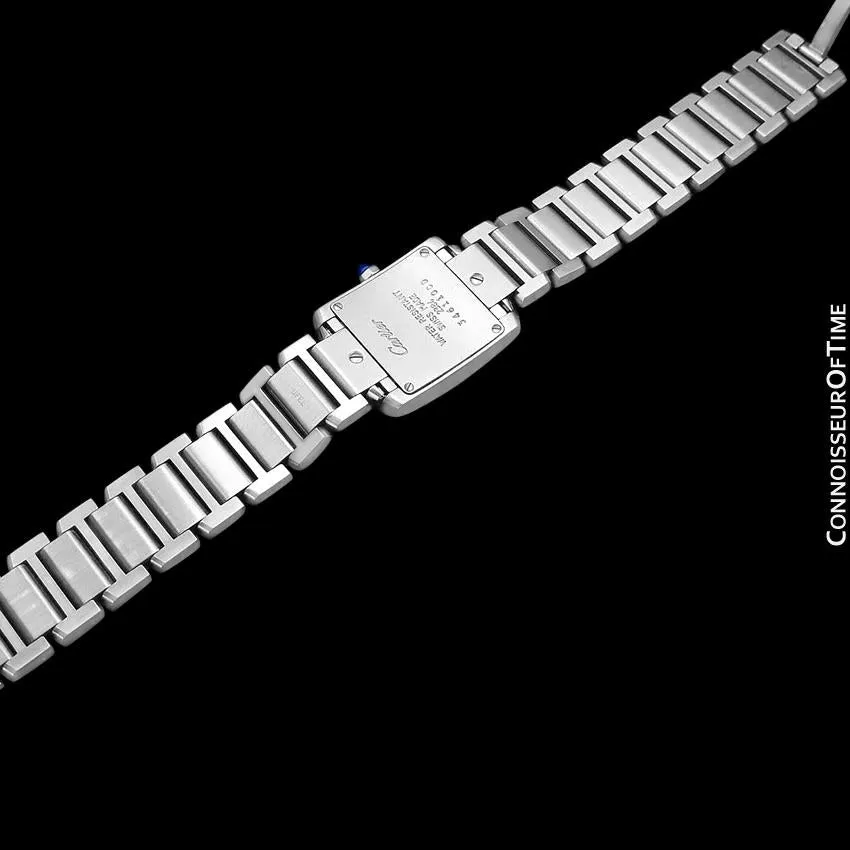 CARTIER Ladies Tank Francaise Stainless Steel Watch, W51008Q3 - Box & Papers
