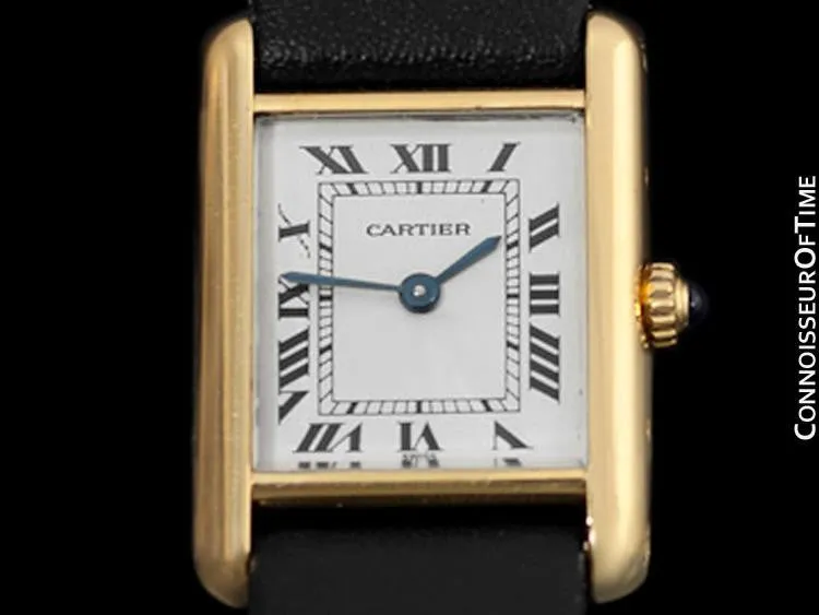 Cartier Ladies Tank Louis Quartz Watch - Solid 18K Gold
