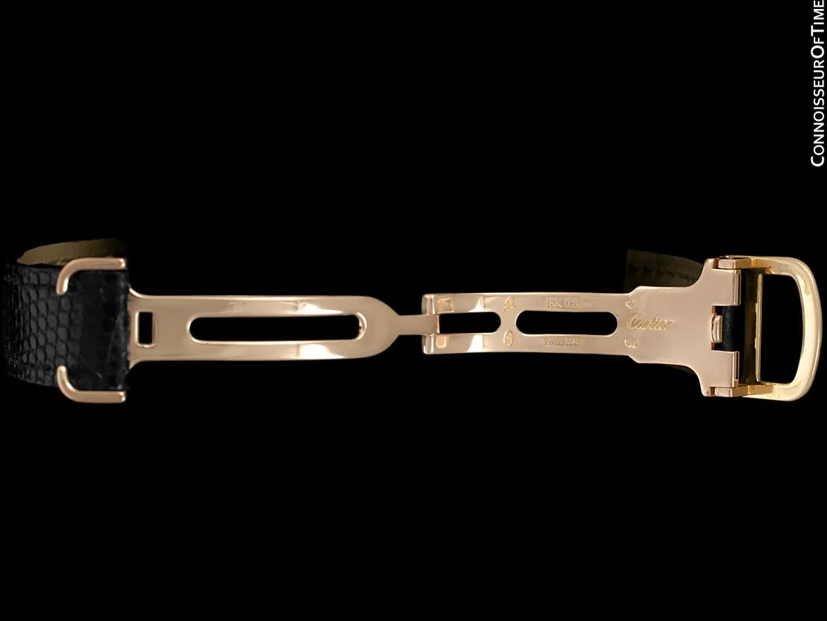 Cartier Ladies Tank Louis Quartz Watch - Solid 18K Gold