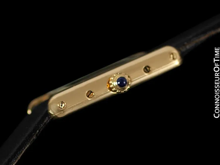 Cartier Ladies Tank Louis Quartz Watch - Solid 18K Gold