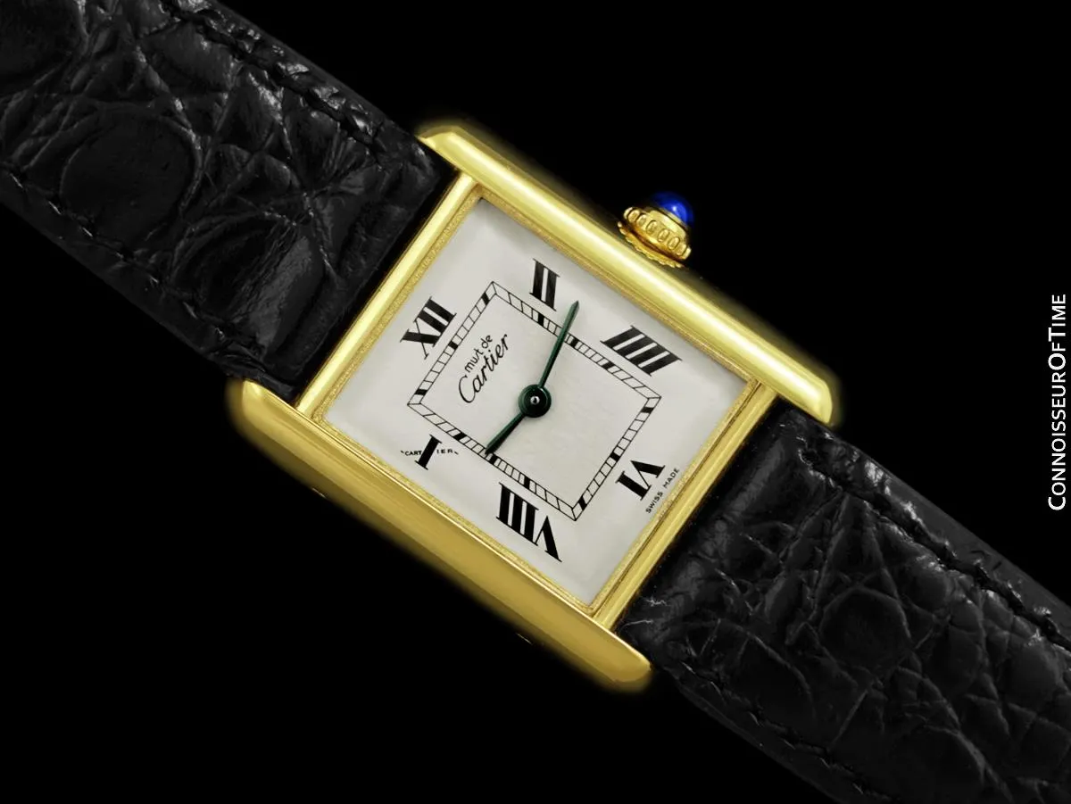 Cartier Midsize Tank Louis Quartz Watch - Gold Vermeil, 18K Gold over Sterling Silver