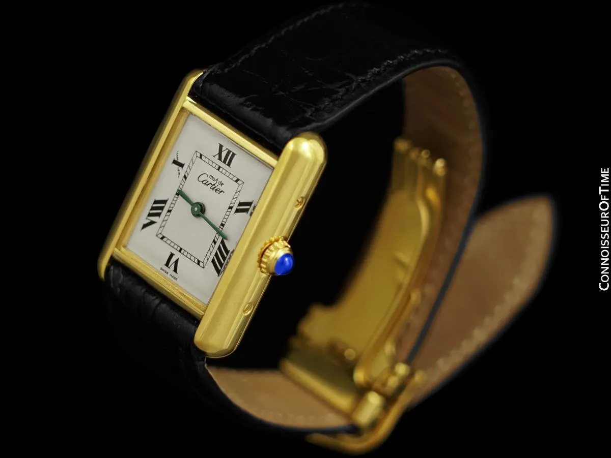 Cartier Midsize Tank Louis Quartz Watch - Gold Vermeil, 18K Gold over Sterling Silver