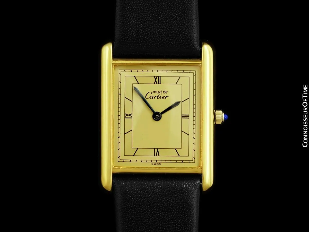 Cartier Midsize Tank Louis Quartz Watch - Gold Vermeil, 18K Gold over Sterling Silver