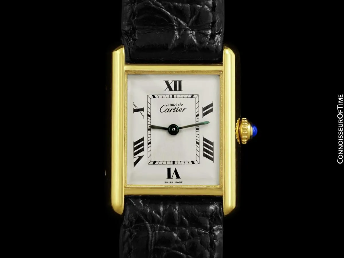 Cartier Midsize Tank Louis Quartz Watch - Gold Vermeil, 18K Gold over Sterling Silver