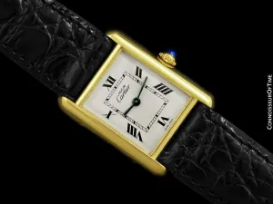Cartier Midsize Tank Louis Quartz Watch - Gold Vermeil, 18K Gold over Sterling Silver