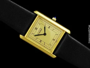 Cartier Midsize Tank Louis Quartz Watch - Gold Vermeil, 18K Gold over Sterling Silver
