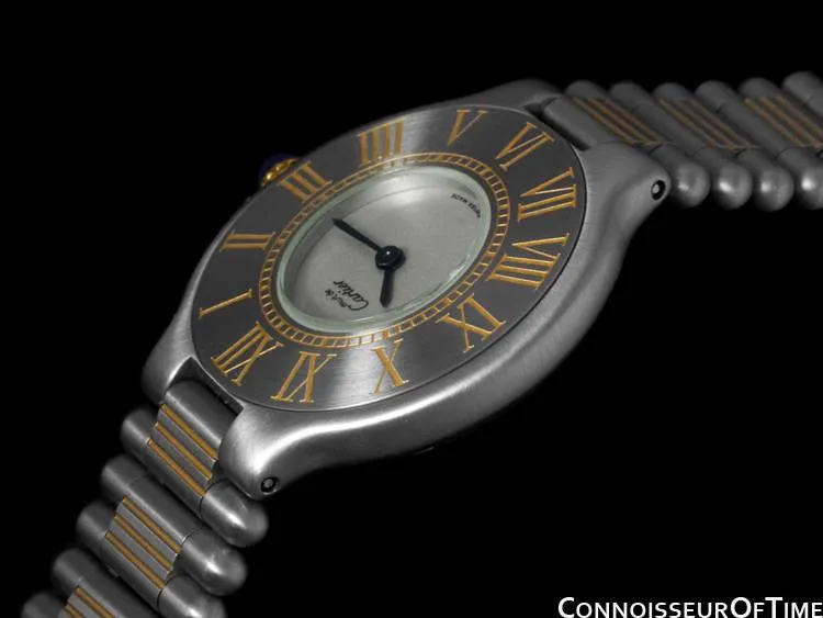 Cartier Must De 21C Ladies Watch - Stainless Steel & 18K Gold