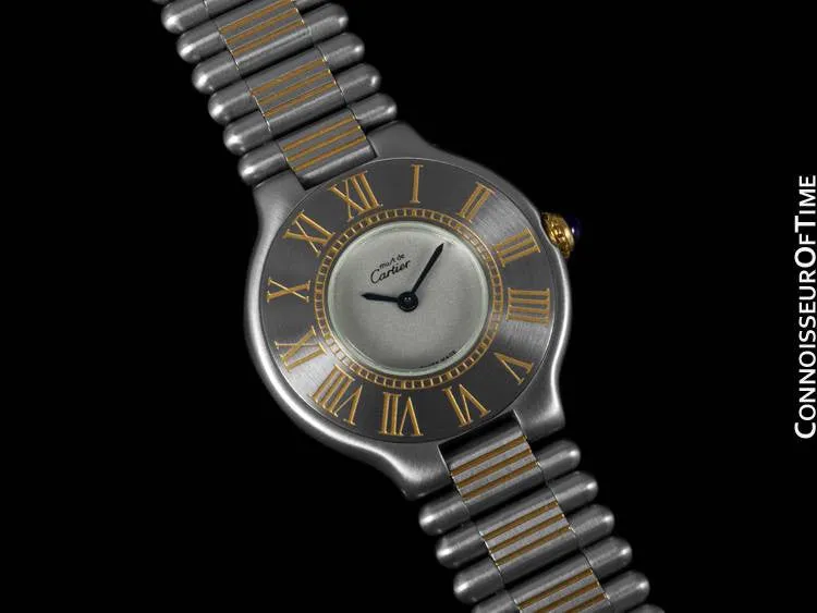 Cartier Must De 21C Ladies Watch - Stainless Steel & 18K Gold