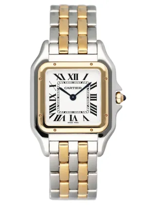 Cartier Panthere W2PN0007 Medium Two Tone Ladies Watch With Certificate