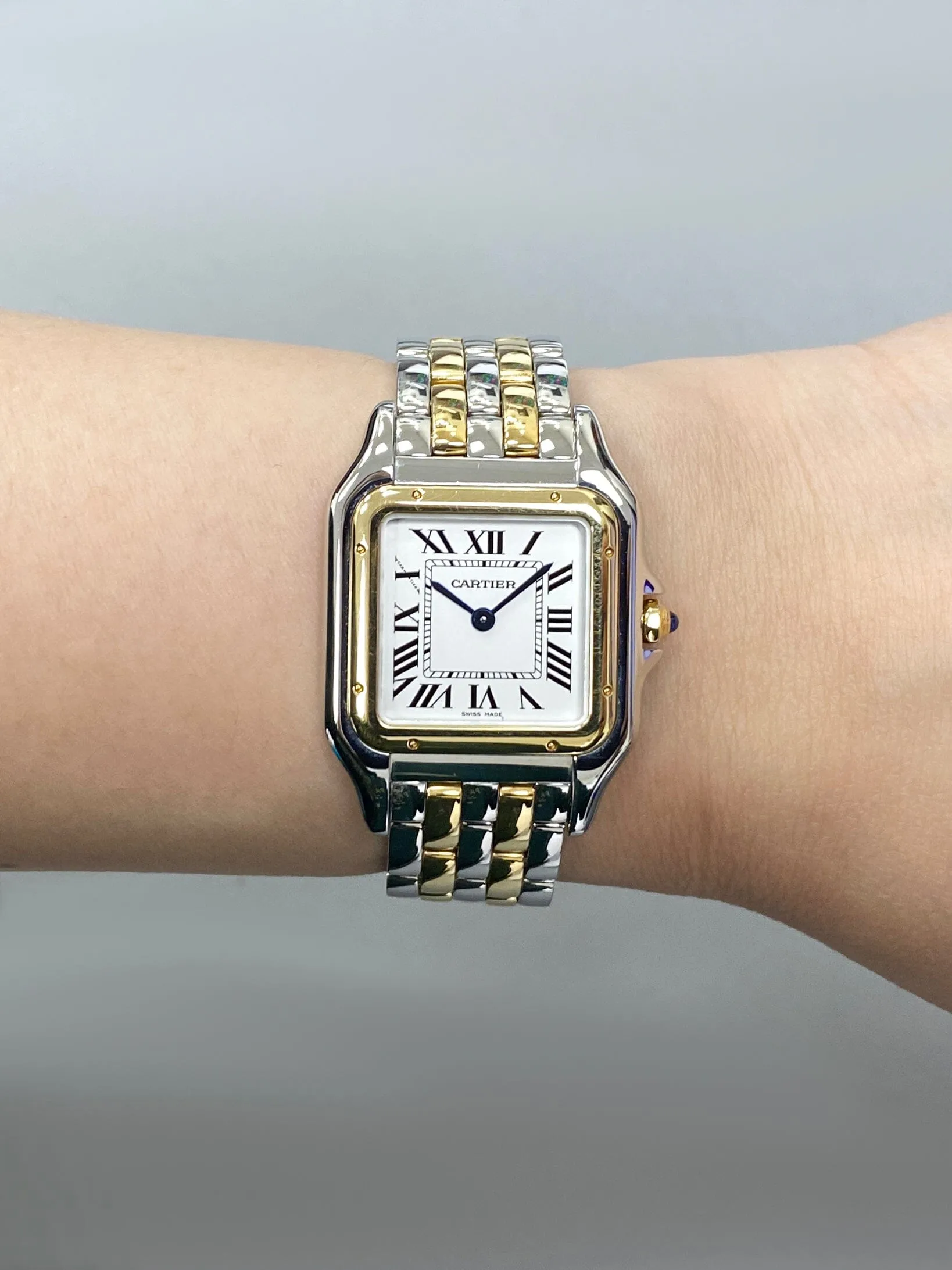 Cartier Panthere W2PN0007 Medium Two Tone Ladies Watch With Certificate