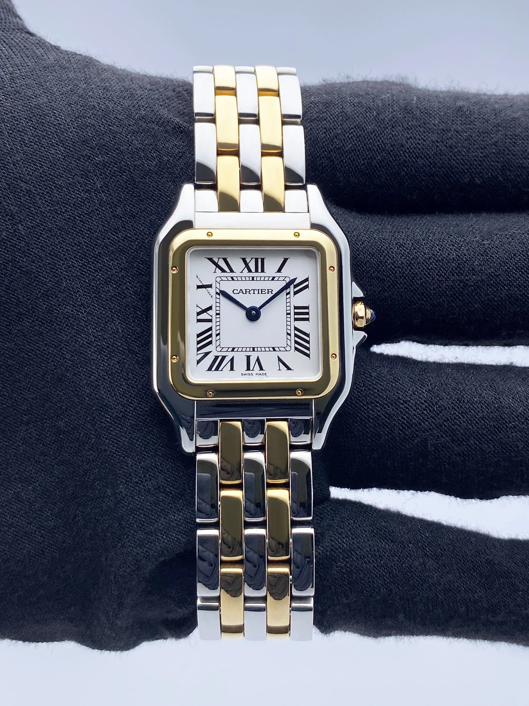 Cartier Panthere W2PN0007 Medium Two Tone Ladies Watch With Certificate