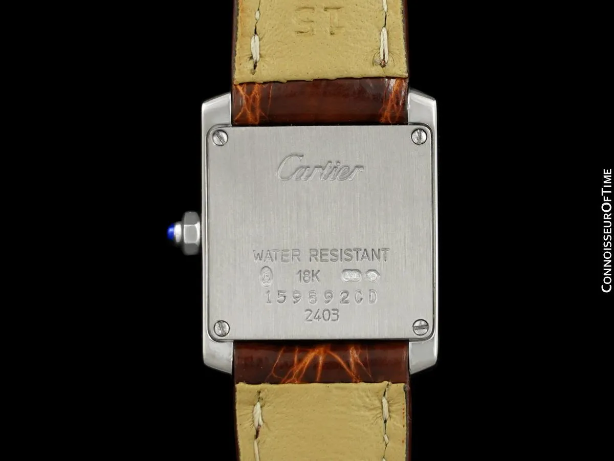 Cartier Tank Francaise Ladies Ref. 2403 Watch - 18K White Gold