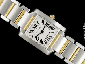 Cartier Tank Francaise Ladies W51007Q4 Watch - Stainless Steel & 18K Gold