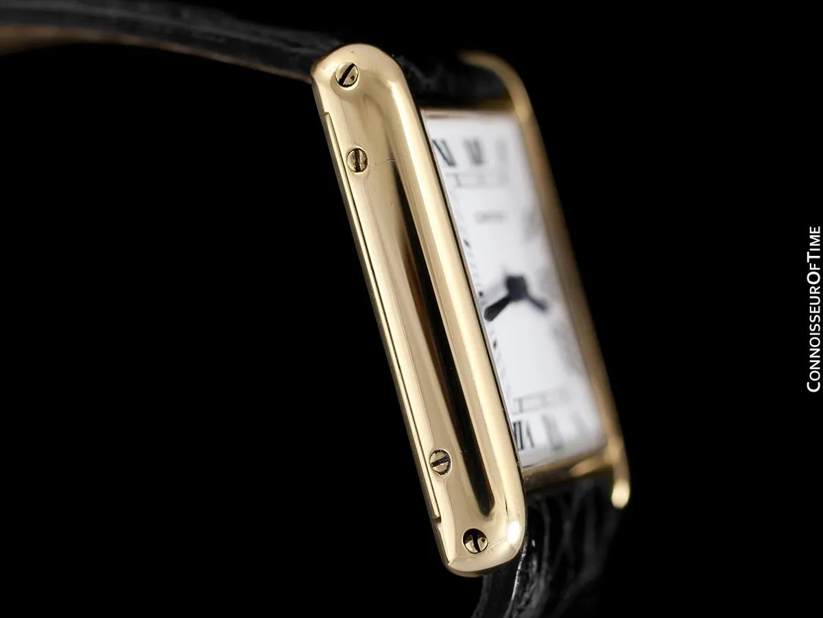 Cartier Tank Louis Mens (Midsize) Watch - Solid 18K Gold