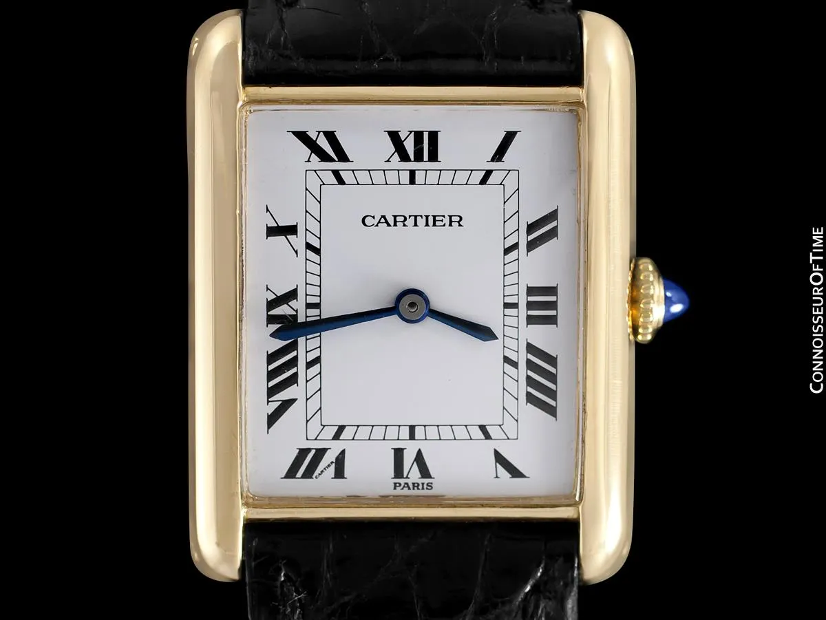 Cartier Tank Louis Mens (Midsize) Watch - Solid 18K Gold