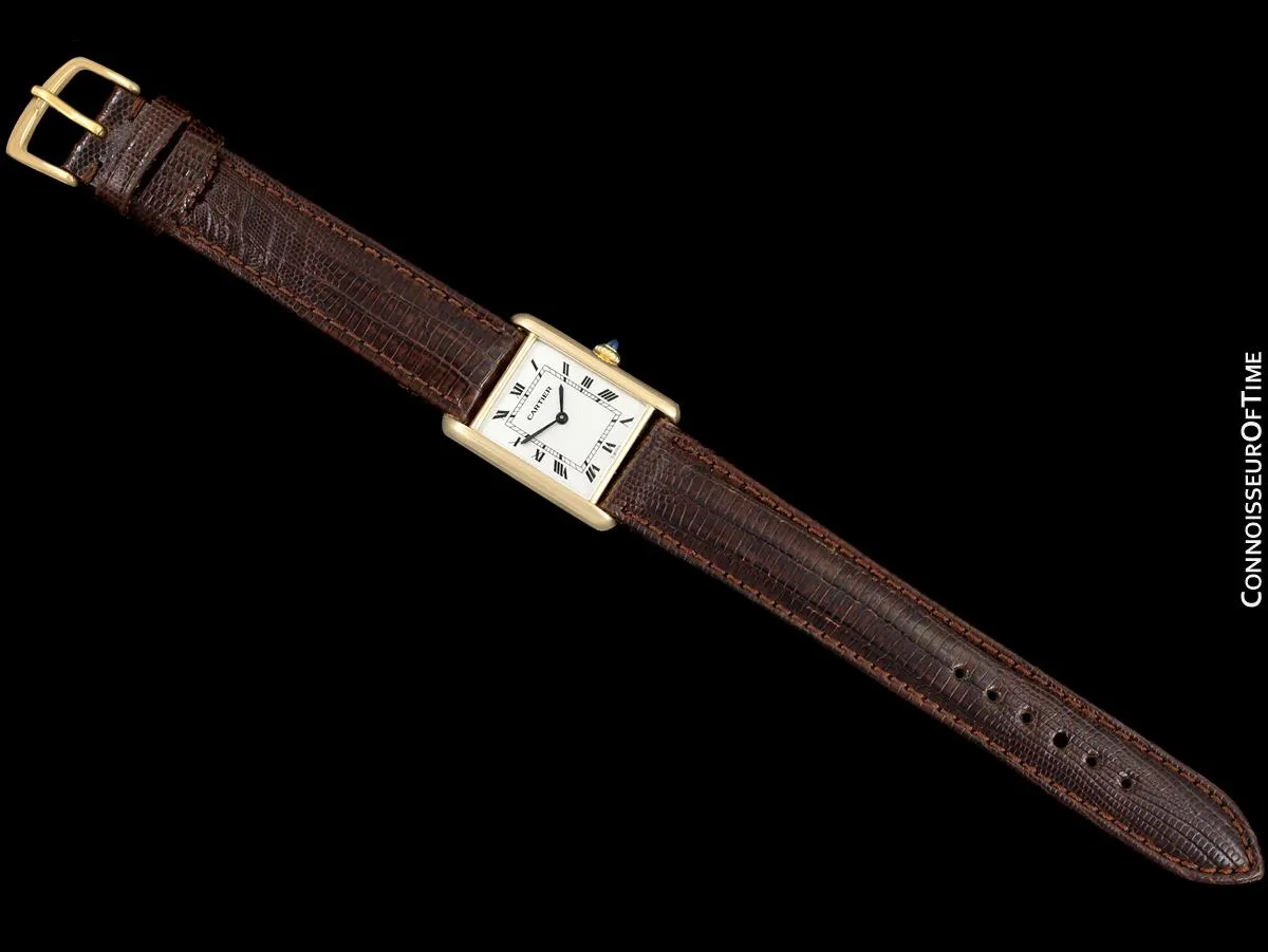 Cartier Tank Louis Mens (Midsize) Watch - Solid 18K Gold