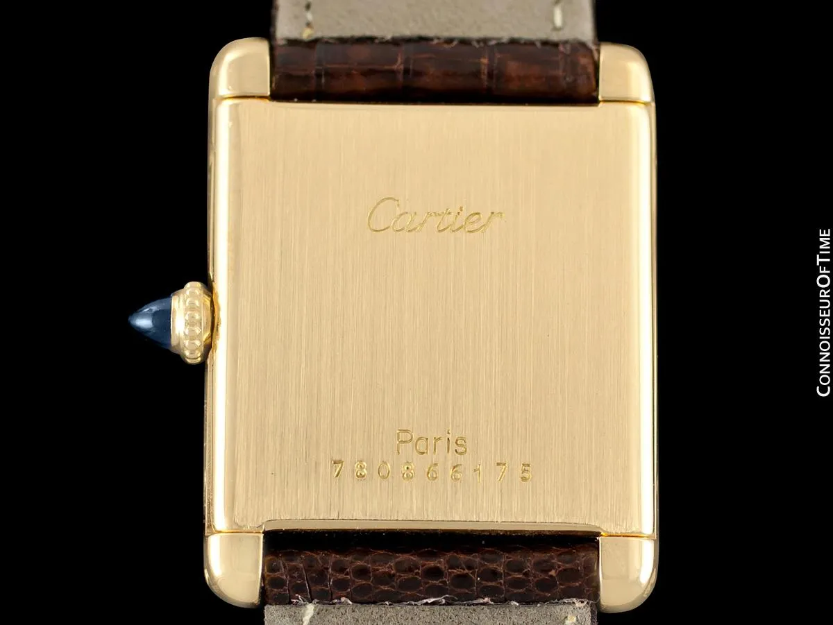 Cartier Tank Louis Mens (Midsize) Watch - Solid 18K Gold