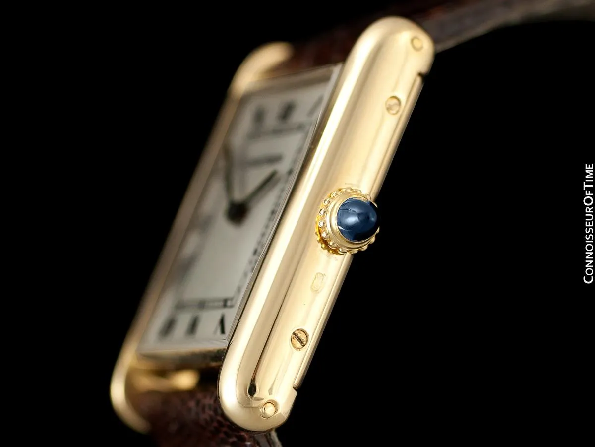 Cartier Tank Louis Mens (Midsize) Watch - Solid 18K Gold