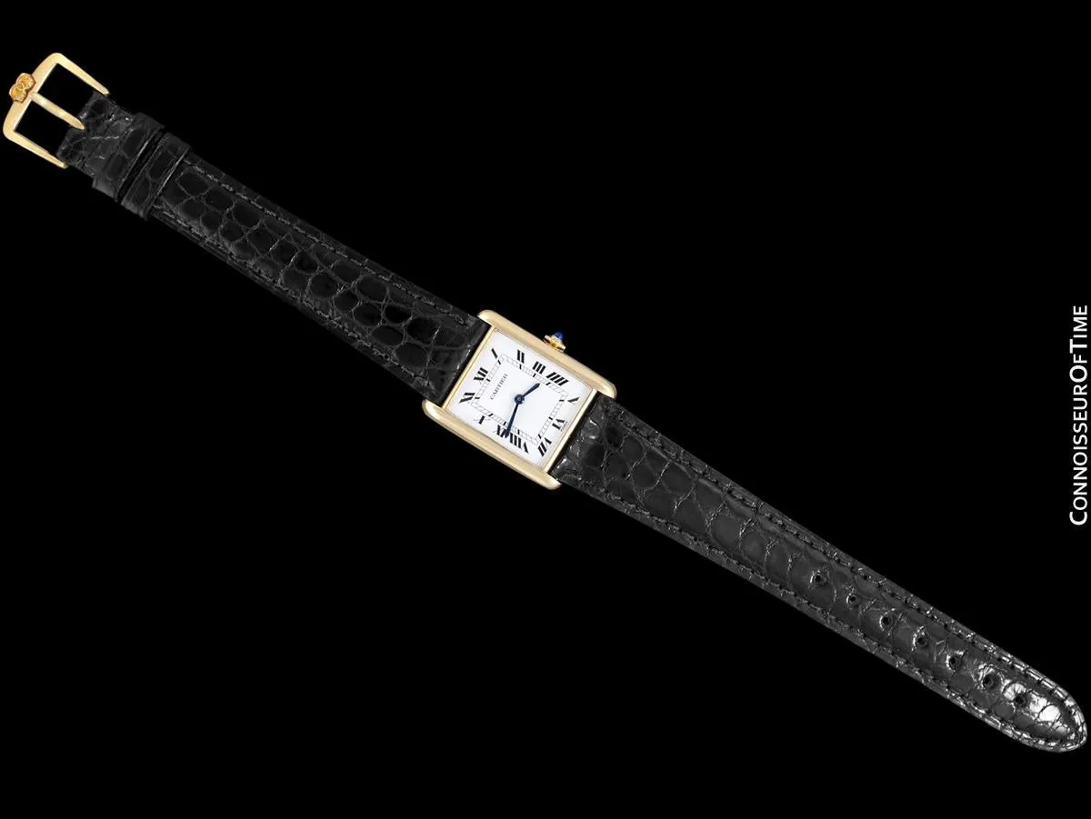 Cartier Tank Louis Mens (Midsize) Watch - Solid 18K Gold