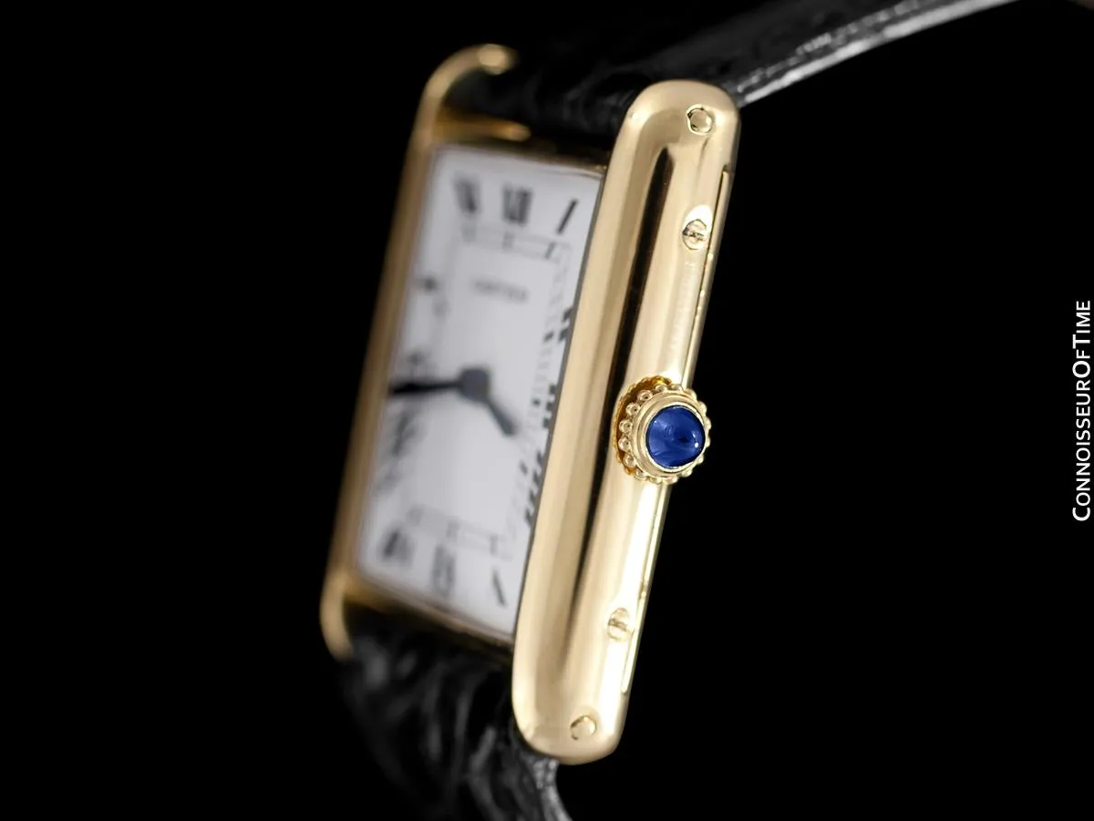 Cartier Tank Louis Mens (Midsize) Watch - Solid 18K Gold