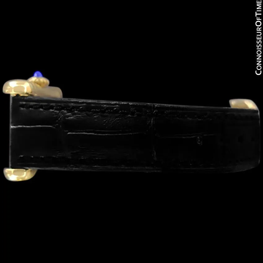 Cartier Vintage Ladies Tank Mechanical Watch - Gold Vermeil, 18K Gold over Sterling Silver & Diamonds