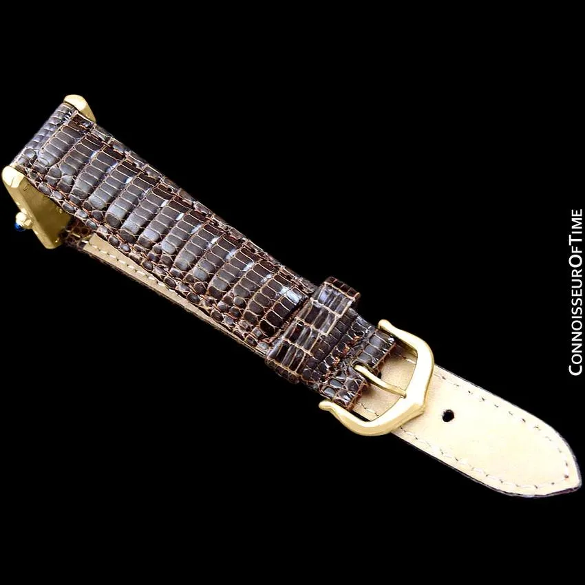 Cartier Vintage Ladies Tank Quartz Watch - Gold Vermeil, 18K Gold over Sterling Silver
