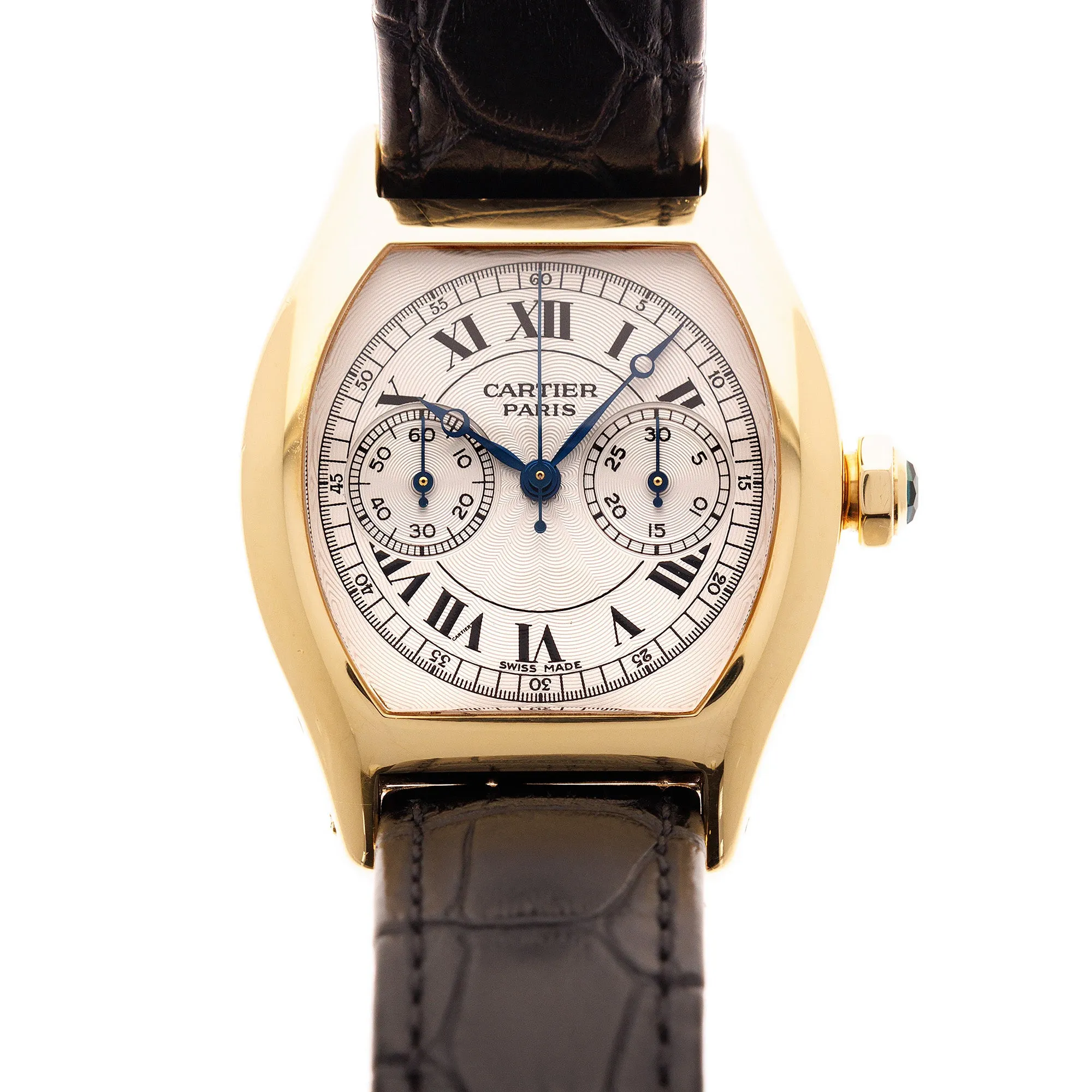 Cartier Yellow Gold Monopoussoir CPCP Watch Ref. 2356