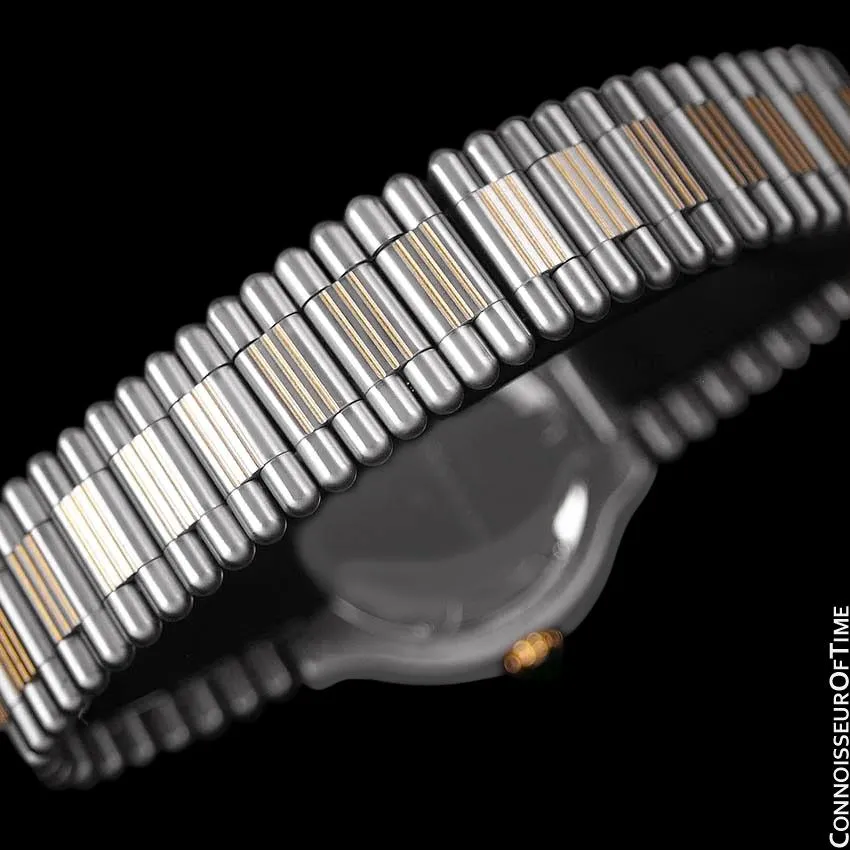 Cartier Must De 21C Mens Midsize Unisex Watch - Stainless Steel and 18K Gold