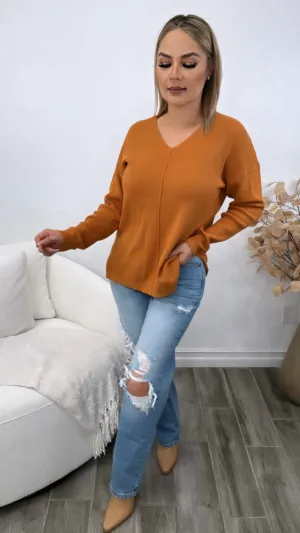 CASEY CAMEL SWEATER