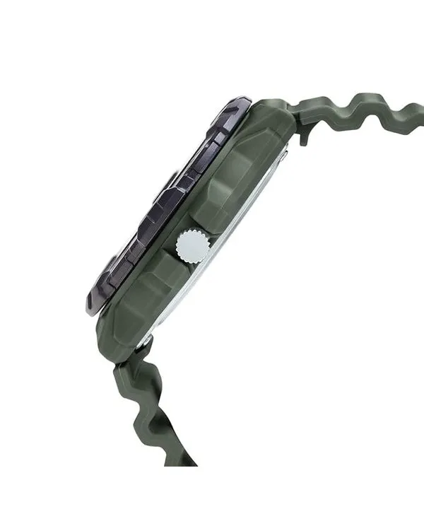 Casio Analog Army Green Resin Band Quartz MRW-210H-3A MRW210H-3 100M Mens Watch