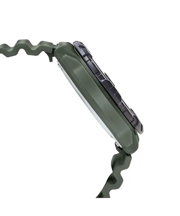 Casio Analog Army Green Resin Band Quartz MRW-210H-3A MRW210H-3 100M Mens Watch
