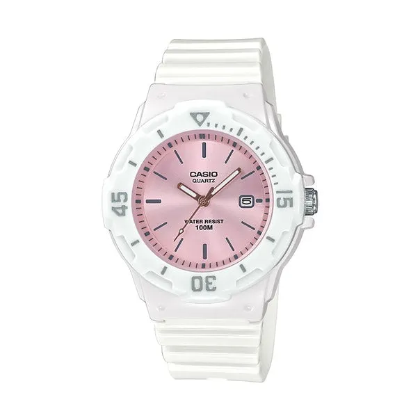 Casio White Resin Watch LRW200H-4E3