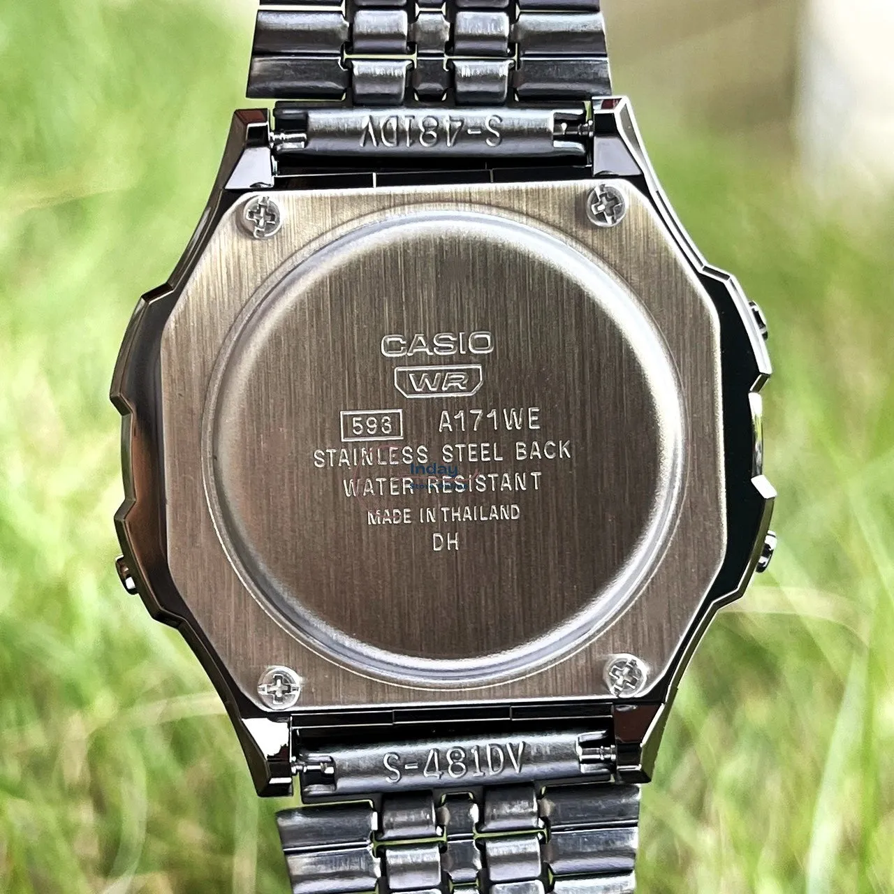 Casio Women's Watch A171WEGG-1A Stainless Steel Band Adjustable Clasp Battery life: 7 years