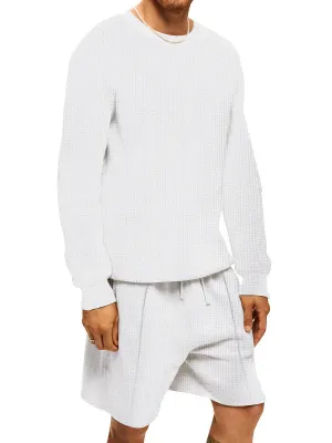 Casual Sports Shorts Long Sleeve Tracksuit Sets