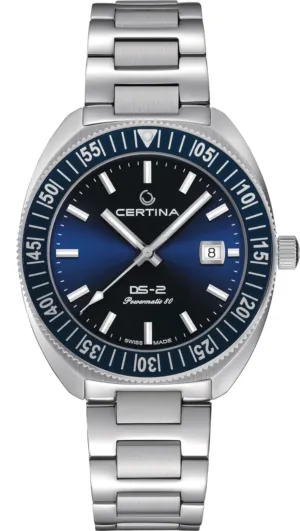 Certina DS-2 41.10mm Stainless Steel Blue Dial Men's Watch C0246071104102