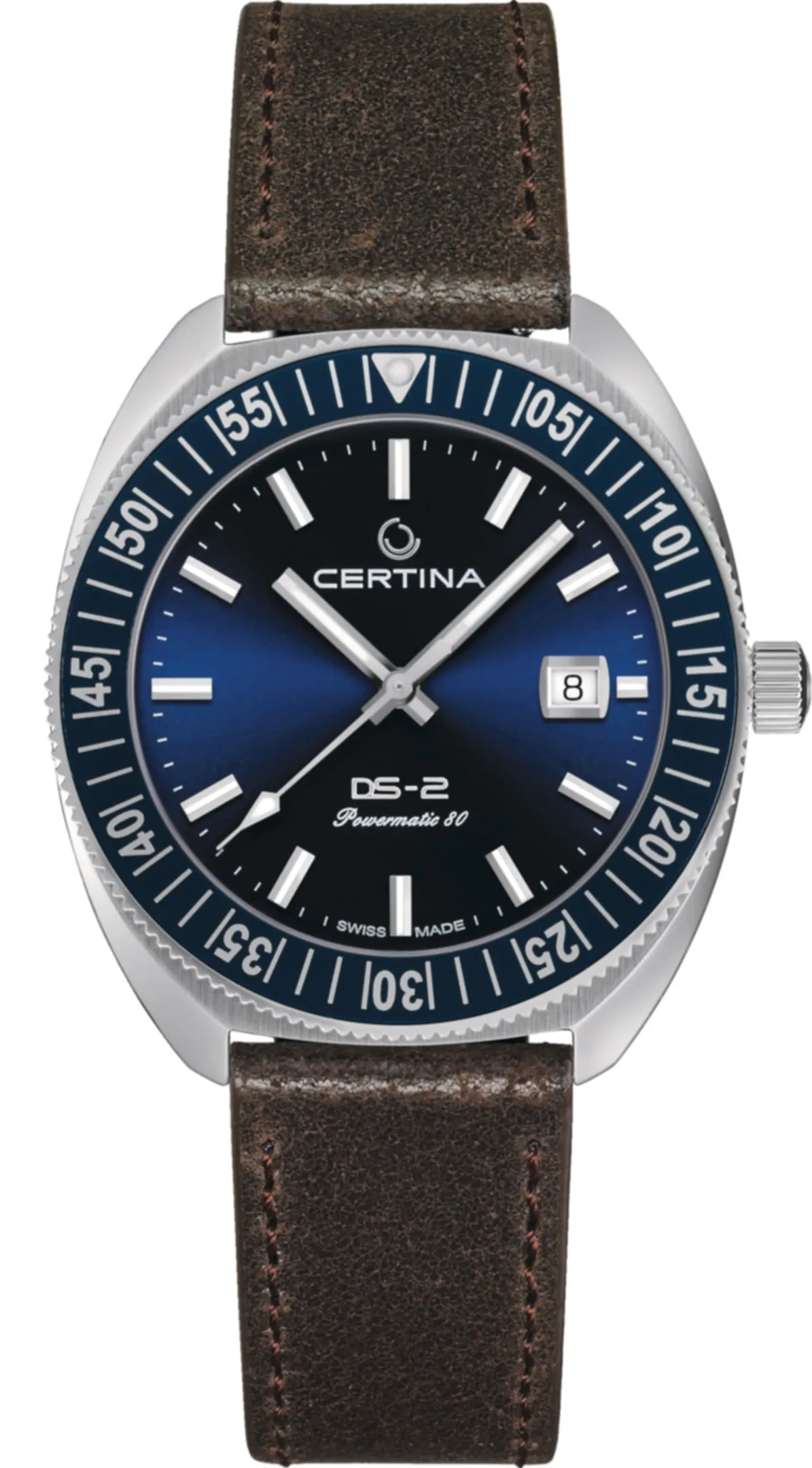 Certina DS-2 41.10mm Stainless Steel Blue Dial Men's Watch C0246071104102
